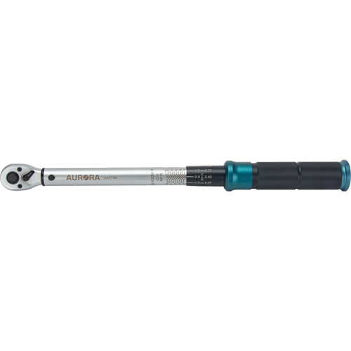72-Tooth Torque Wrench, Click, 3/8" Square Drive, 10 - 100 ft-lbs. GTA Hardware Inc