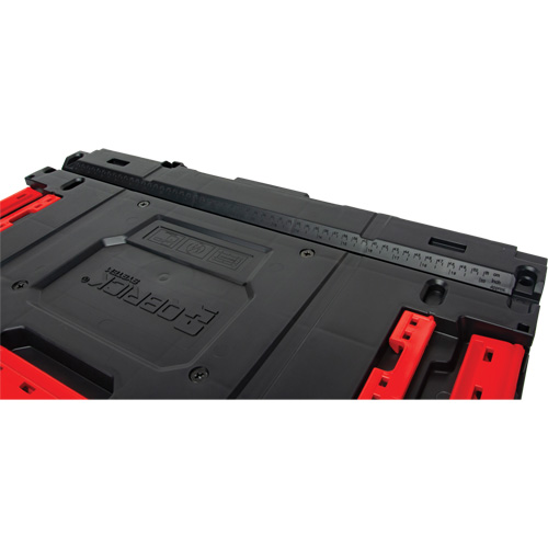 Boîte &agrave; outils Arx &agrave; un tiroir, 11-1/5'' la x 18-3/10" p x 9-1/10" h, Noir/Rouge GTA Hardware Inc