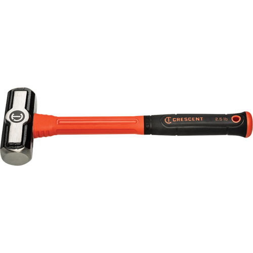 Marteau d'ing&eacute;nieur en fibre de verre, Poids de la t&ecirc;te 2.5 lb, 13-1/2" lo GTA Hardware Inc