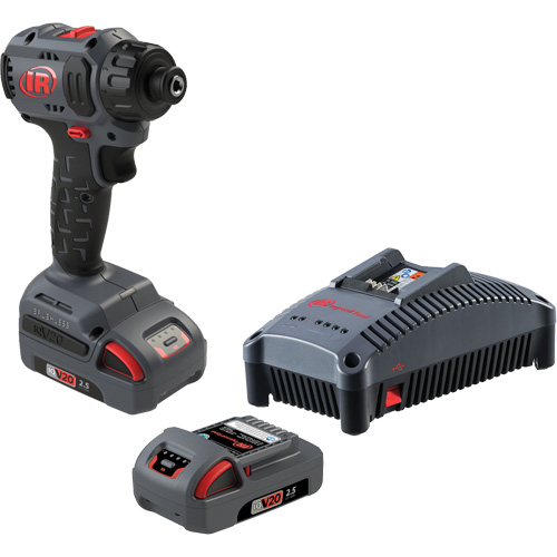 Ensemble de tournevis compact sans fil, 1/4", 37 lb-pi Couple max., 20 V, Lithium-ion GTA Hardware Inc
