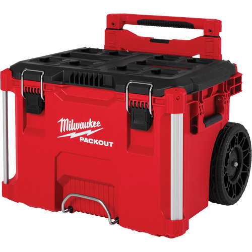 Boîte &agrave; outils sur roues PACKOUT, 18" x 22" x 19-1/2", Noir/Rouge GTA Hardware Inc