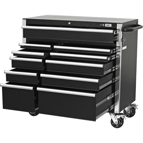 HDCC-4115 Combo boîte &agrave; outils s&eacute;rie HD, 21-1/2" P x 44-1/5" la x 63-3/10" h, Noir GTA Hardware Inc