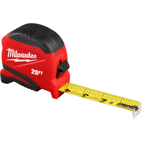 Compact Tape Measure, 1" x 25' GTA Hardware Inc