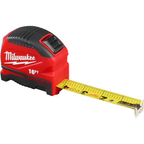 Auto-Lock Tape Measure, 1" x 16' GTA Hardware Inc
