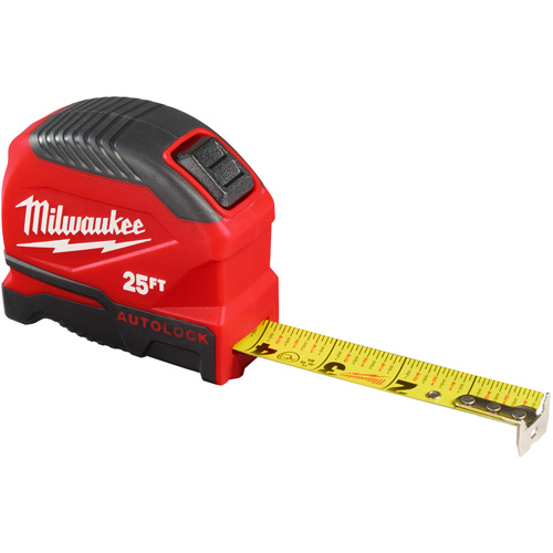 Auto-Lock Tape Measure, 1" x 25' GTA Hardware Inc