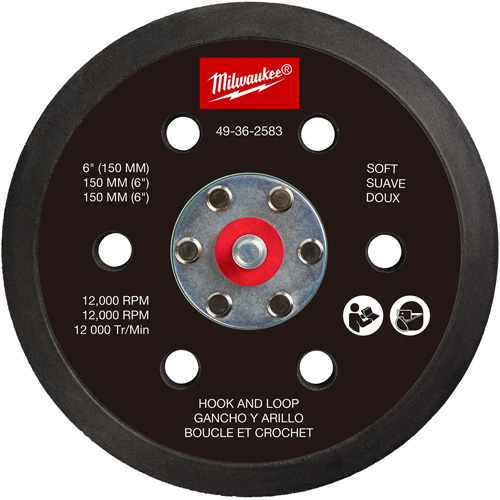 Soft Hook and Loop Sander Backing Pad GTA Hardware Inc