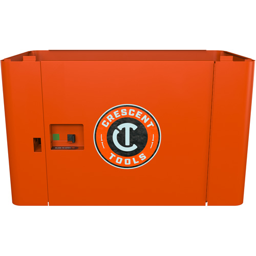 Armoire de rangement s&eacute;curis&eacute;e RAILWORKS en acier avec panneau &agrave; porte simple verrouillable GTA Hardware Inc