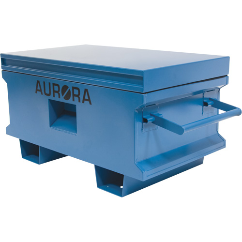 Coffre &agrave; outils de chantier, 33" x 20-3/10" x 18-3/10", Acier, Bleu GTA Hardware Inc