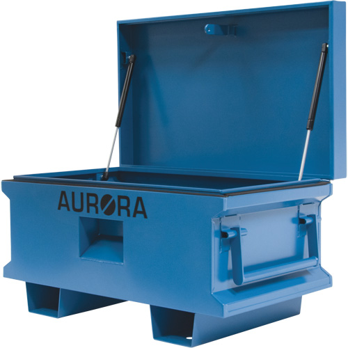 Coffre &agrave; outils de chantier, 33" x 20-3/10" x 18-3/10", Acier, Bleu GTA Hardware Inc