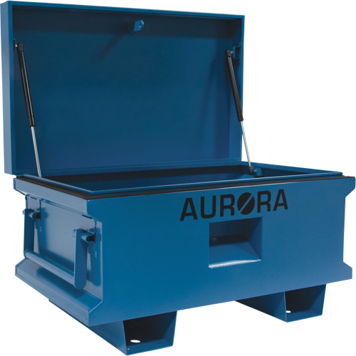 Coffre &agrave; outils de chantier, 33" x 20-3/10" x 18-3/10", Acier, Bleu GTA Hardware Inc
