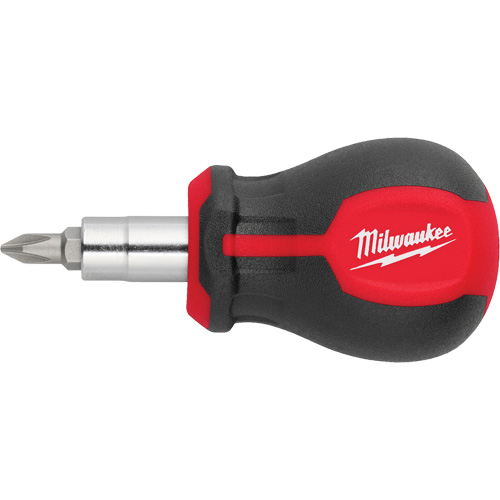 Tournevis court &agrave; embouts interchangeables 6-en-1, 3" lo, Prise Coussin&eacute;e GTA Hardware Inc