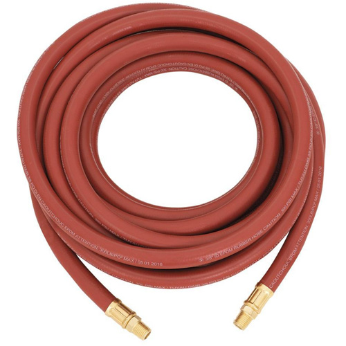 AH3850RB Hose, Air, Rubber, 3/8" dia. x 50', 300 psi, 1/4 NPT GTA Hardware Inc