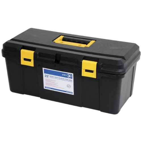 Coffre &agrave; outils portatif en plastique JPTB-22, 22" la x 10-1/4" p x 9-1/2" h, Noir GTA Hardware Inc