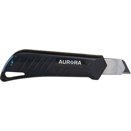 18mm Professional Knife with Ratchet, Stainless Steel, Heavy-Duty, Plastic Handle GTA Hardware Inc