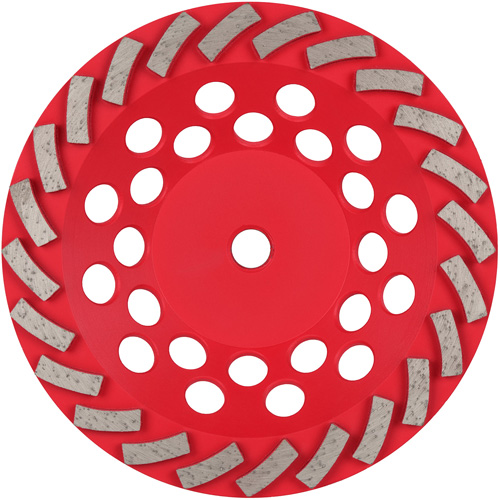 Meule boisseau diamant&eacute;e &agrave; 24 segments Turbo DIAMOND MAX GTA Hardware Inc