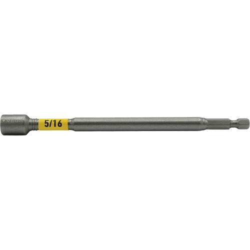 Impactech&reg; Nut Driver, 5/16" Tip, 1/4" Drive, 6" L, Magnetic GTA Hardware Inc