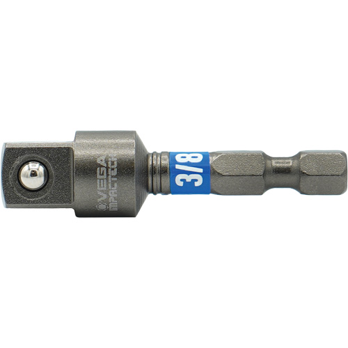 Impactech&reg; Impact Socket Adapter, 1/4" Drive Size, 3/8" Male Size, 2" L GTA Hardware Inc