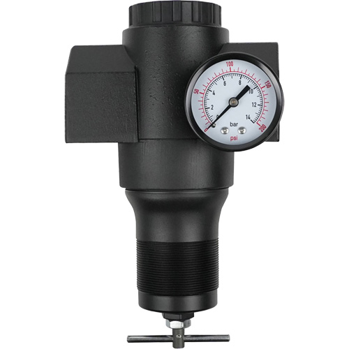 R&eacute;gulateur en aluminium, 1-1/2" NPT, PSI max. de 300 psi, Canalisation GTA Hardware Inc