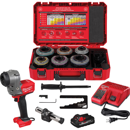 M18 FUEL Covered Conductor Cable Stripper Kit with Adjustable Bushings GTA Hardware Inc