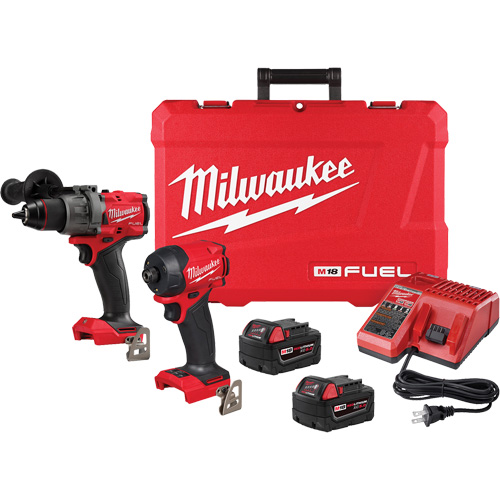 Ensemble &agrave; deux outils perceuse-visseuse &agrave; percussion &agrave; prise 1/2" M18 FUEL et visseuse hydraulique &agrave; prise hexagonale &agrave; prise 1/4" SURGE, Lithium-ion, 18 V GTA Hardware Inc