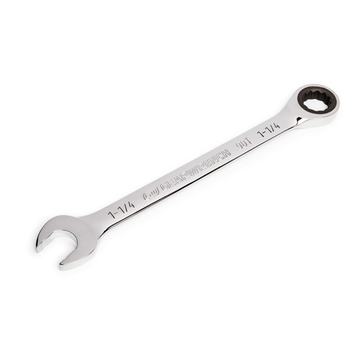 Cl&eacute; &agrave; cliquet combin&eacute;e &agrave; 90 dents, 12 pans, 1-1/4", Fini Chrome GTA Hardware Inc