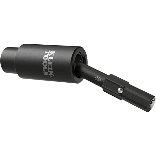 Adaptateur pivotant pour douille &agrave; chocs r&eacute;versible, 1/4" Prise, Dimension m&acirc;le 1/4", Sph&eacute;rique, 2-7/10" lo GTA Hardware Inc