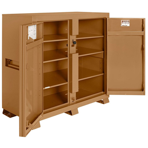 Armoire de chantier mod&egrave;le 139 avec cadenas, Acier, 59,4 pi³, Havane GTA Hardware Inc
