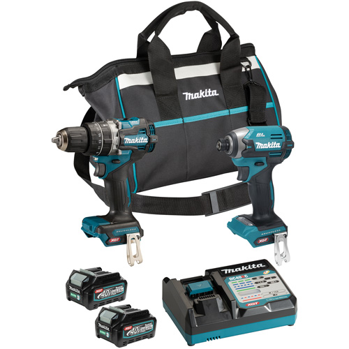 Ensemble doutils sans fil 40?Vmax XGT &agrave; moteur sans balais : visseuse &agrave; chocs et perceuse-visseuse &agrave; percussion, Lithium-ion, 40 V GTA Hardware Inc