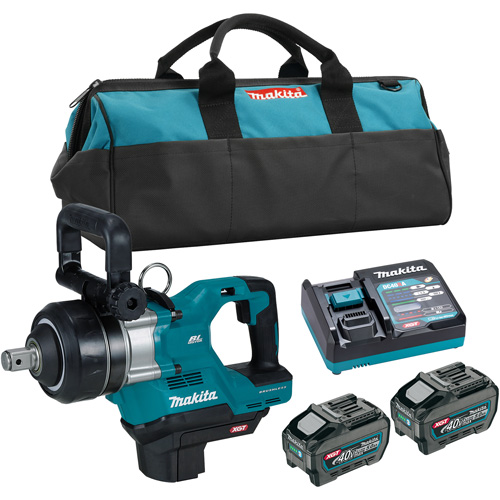 Trousse cl&eacute; &agrave; chocs 1" &agrave; enclume courte sans balai 40Vmax XGT, 40 V, Mandrin 1" GTA Hardware Inc