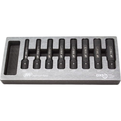 SAE Bit Impact Socket Set, Hex, 8 Pcs GTA Hardware Inc