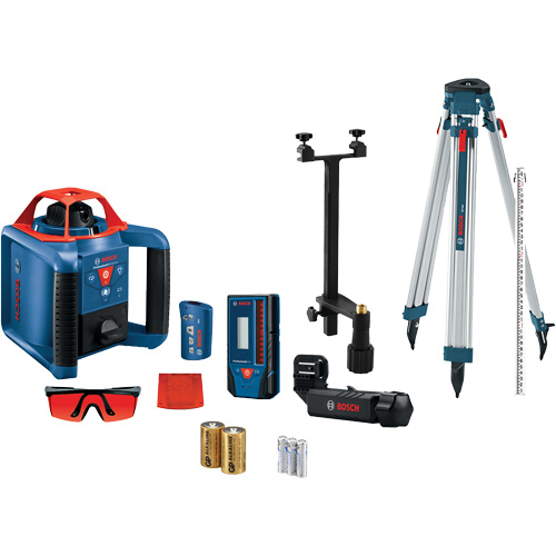 Self-Leveling Horizontal/Vertical Rotary Laser Kit, 670 Nm GTA Hardware Inc