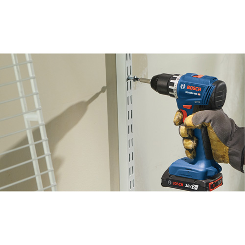 Trousse perceuse-visseuse compacte sans balais, Lithium-ion, 18 V, Mandrin 1/2", Couple 400 lb-po GTA Hardware Inc