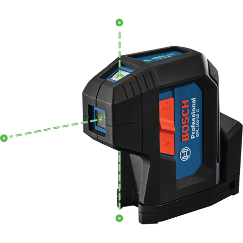 Laser dalignement autonivelant &agrave; faisceau vert &agrave; trois points GTA Hardware Inc