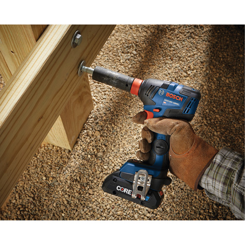 Ensemble visseuse/cl&eacute; &agrave; chocs 2-en-1 pour embouts et douilles, 1/2", 1800 lb-po Couple max., 18 V, Lithium-ion GTA Hardware Inc