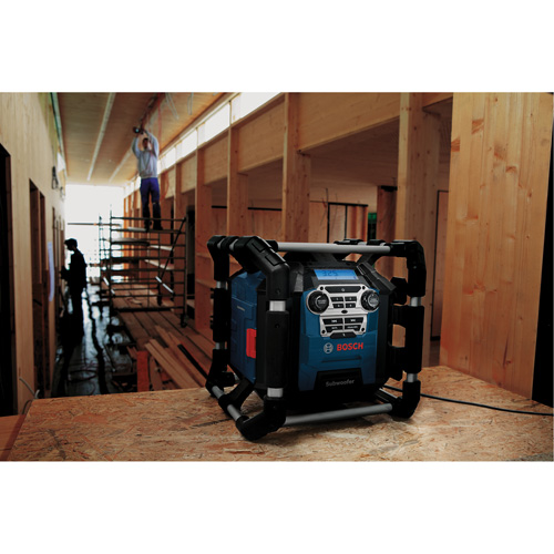 Radio de chantier avec Bluetooth 5.0 et station dalimentation, Lithium-ion, 18 V GTA Hardware Inc