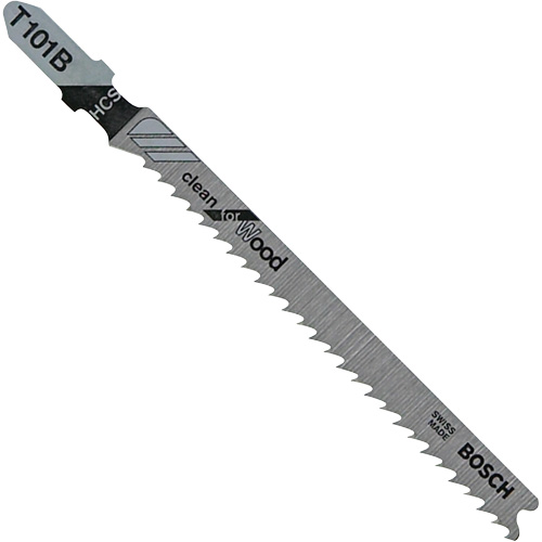 Jigsaw Blade, Carbon Steel, T-Shank, 4" L, 10 TPI GTA Hardware Inc