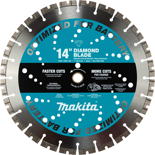 Lame diamant&eacute;e &agrave; trait fin polyvalente, 14", Pour Brique/B&eacute;ton/Gr&egrave;s GTA Hardware Inc