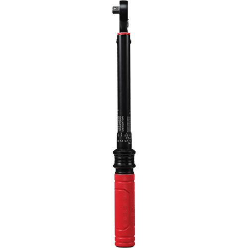 Cl&eacute; dynamom&eacute;trique, &agrave; cliquer, Entraînement 3/8" carr&eacute;, 20 - 100 lb-po/27,1 - 135,6 Nm GTA Hardware Inc