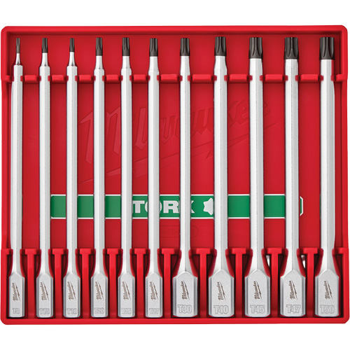 Jeu de douilles &agrave; embouts longues, Torx, Prise 1/4"/3/8", 11 mr GTA Hardware Inc
