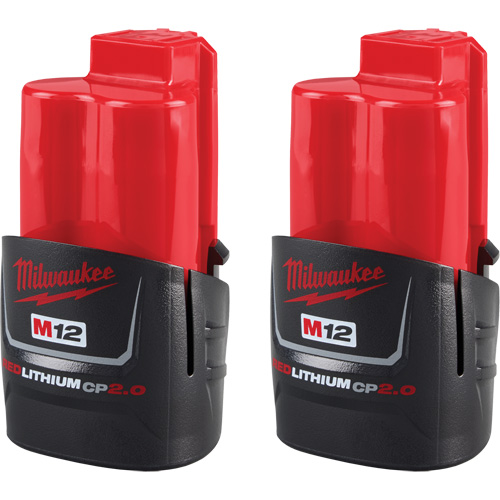 M12 REDLITHIUM CP2.0 Compact Batteries, Lithium-Ion, 12 V, 2 Ah GTA Hardware Inc