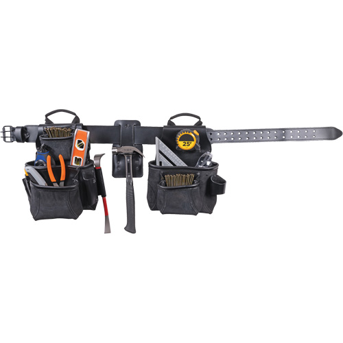 Ensemble de tabliers robustes Phantom 4 morceaux, Cuir, Noir GTA Hardware Inc