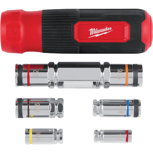 Tournevis multi-&eacute;crous HOLLOWCORE 7-en-1, 9-9/100" lo, Magn&eacute;tique GTA Hardware Inc