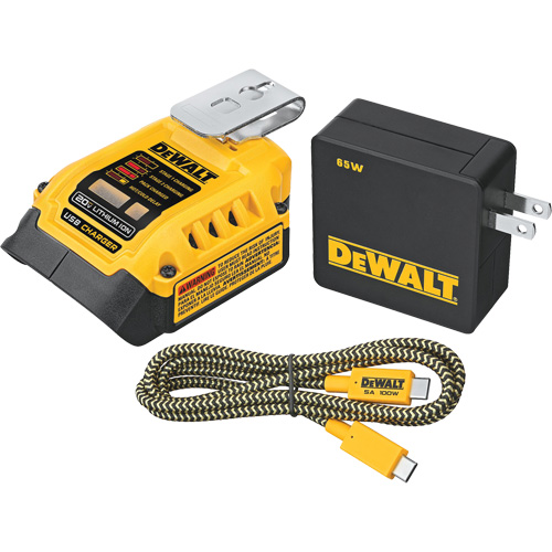 MAX*/FLEXVOLT &reg; 5 Amp USB Charging Kit, 20 V, Lithium-Ion GTA Hardware Inc
