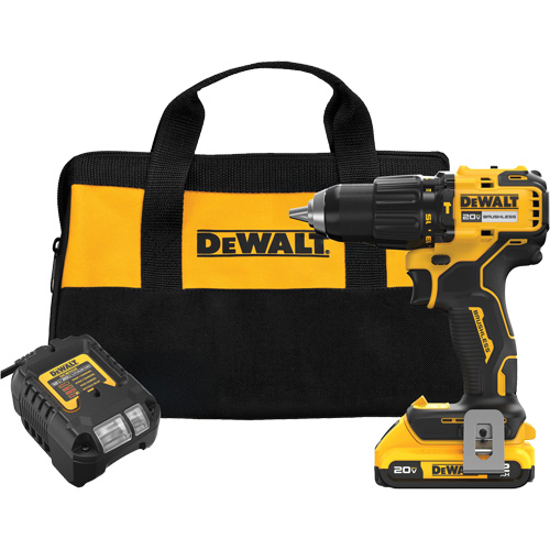 MAX* Brushless Cordless Hammer Drill Kit, Lithium-Ion, 20 V, 1/2" Chuck GTA Hardware Inc