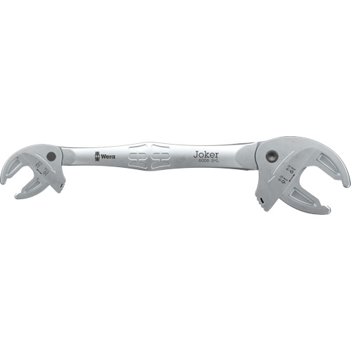 Joker S/L Self-Setting Double Open-End Spanner, 7/16" x 3/4", Plain GTA Hardware Inc