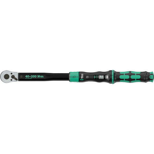 Cl&eacute; dynamom&eacute;trique Click-Torque Lock C 3 r&eacute;glable avec fonction Torque Lock, &agrave; cliquer, Entraînement 1/2" carr&eacute;, 30 - 146 lb-pi GTA Hardware Inc
