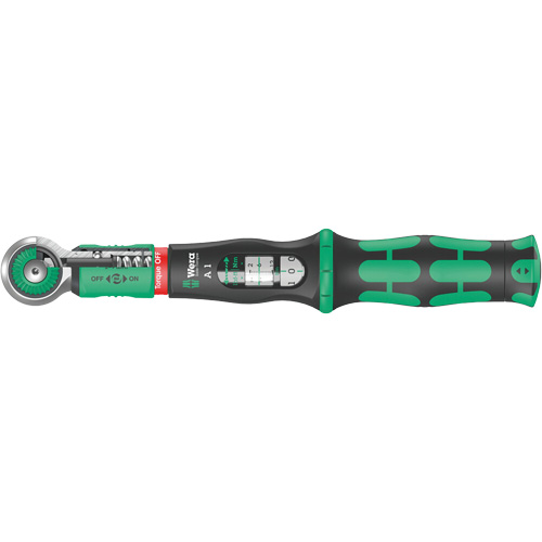 Cl&eacute; dynamom&eacute;trique Safe-Torque A 1, &agrave; cliquer, Entraînement 1/4" carr&eacute;, 2 - 9 lb-pi GTA Hardware Inc