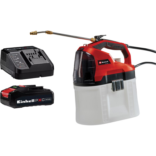 Pulv&eacute;risateur de produits chimiques sans fil 18V avec batterie 2,5 Ah et ensemble de d&eacute;part de chargeur, 253,6 oz (7,5 L) GTA Hardware Inc