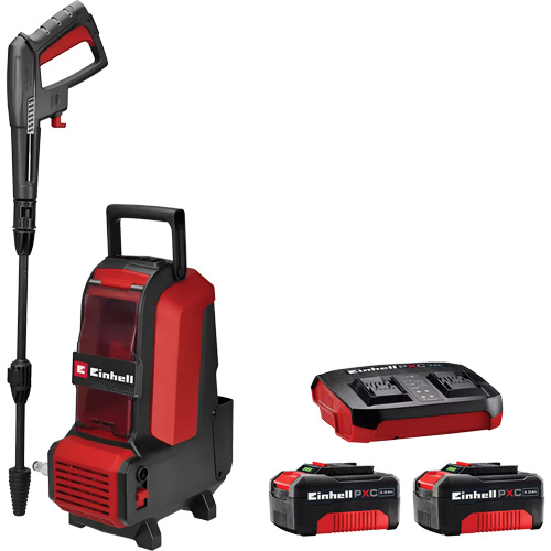 Laveuse &agrave; haute pression sans fil avec batterie 4 Ah PXC et ensemble de d&eacute;part de chargeur, &agrave; pile, 1522 psi, 1,23 gal./min GTA Hardware Inc