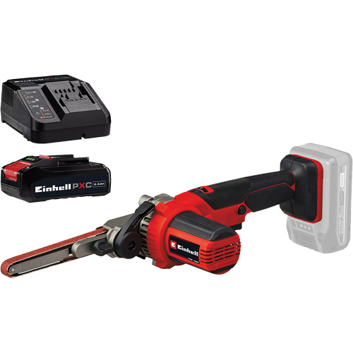 Ponceuse-lime &agrave; courroie 18" sans fil avec batterie 2,5 Ah PXC et ensemble de d&eacute;part de chargeur GTA Hardware Inc